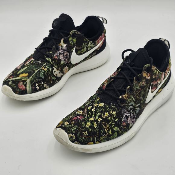 Nike Roshe Two Print “Spring Garden” Black/Summit 844933-004 Women’s 5.5 - Picture 5 of 12